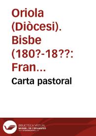 Carta pastoral
