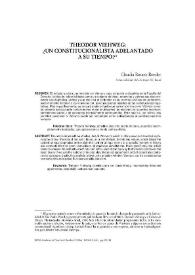 Theodor Viehweg : ¿un constitucionalista adelantado a su tiempo?