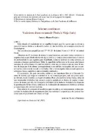 Informes académicos. Yacimiento ibero-romano de Úbeda la Vieja (Jaén)