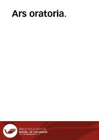 Ars oratoria.
