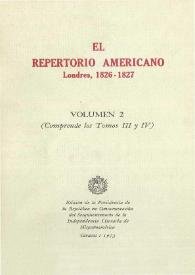 El Repertorio Americano : Londres, 1826-1827. Volumen 2