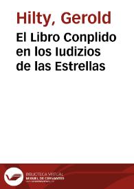 El Libro Conplido en los Iudizios de las Estrellas