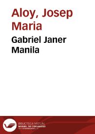 Gabriel Janer Manila
