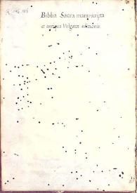 Biblia Sacra