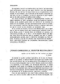 ¿Tomás Carrasquilla, autor regionalista?