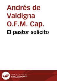 El pastor solícito