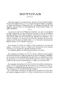 Noticias. Boletín de la Real Academia de la Historia, tomo 72 (junio 1918). Cuaderno VI