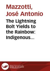 The Lightning Bolt Yields to the Rainbow: Indigenous History and Colonial Semiosis in the 