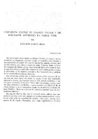 Cincuenta cartas de Palacio Valdés y un emigrante asturiano en Nueva York