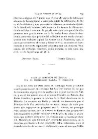 Viaje al interior de África de D. Domingo Badía y Leblich