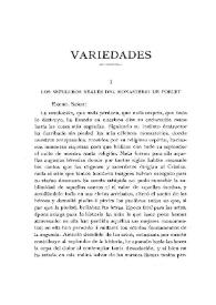 Los sepulcros reales del Monasterio de Poblet