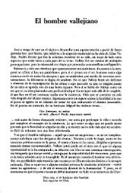 El hombre vallejiano