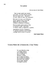 Yuheda Halevi da la bienvenida a César Vallejo
