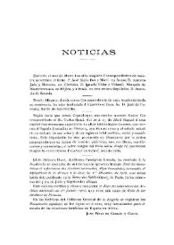 Noticias. Boletín de la Real Academia de la Historia. Tomo 76 (abril 1920). Cuaderno IV