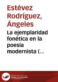 La ejemplaridad fonética en la poesía modernista (Julio Herrera y Reissig)