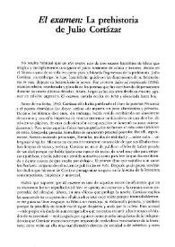 'El examen': La prehistoria de Julio Cortázar