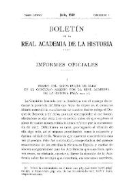 Premio del Sr. Duque de Alba en el Concurso abierto por la Real Academia de la Historia para 1920
