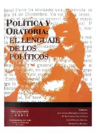 Política y oratoria : el lenguaje de los políticos