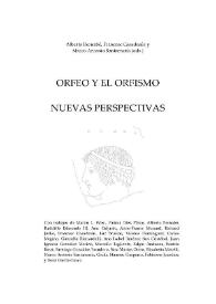 Orfeo y el orfismo : nuevas perspectivas