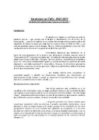 Sarmiento en Chile : 1841-1851
