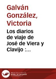 Los diarios de viaje de José de Viera y Clavijo : (1731-1813)