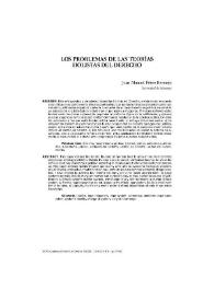 Los problemas de las teorías holistas del Derecho