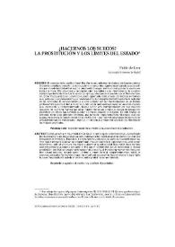 ¿Hacernos los suecos? La prostitución y los límites del Estado