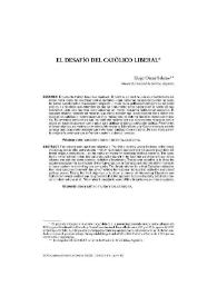 El desafío del católico liberal