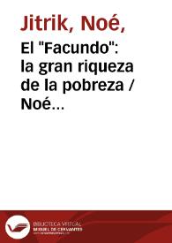 El 'Facundo': la gran riqueza de la pobreza