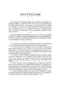 Noticias. Boletín de la Real Academia de la Historia, tomo 78 (mayo 1921). Cuaderno V