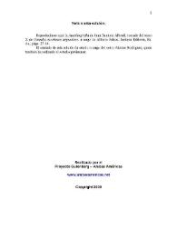 Juan Bautista Alberdi y su 'vida privada'