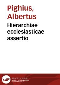 Hierarchiae ecclesiasticae assertio