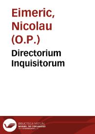 Directorium Inquisitorum