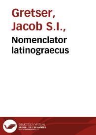 Nomenclator latinograecus
