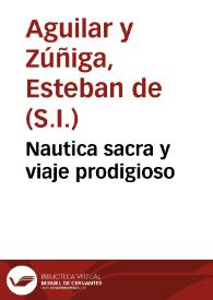 Nautica sacra y viaje prodigioso