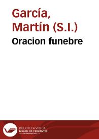 Oracion funebre