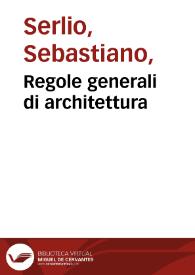 Regole generali di architettura