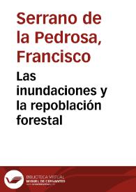 Las inundaciones y la repoblación forestal