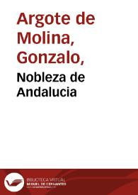 Nobleza de Andalucia