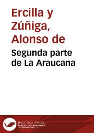 Segunda parte de La Araucana