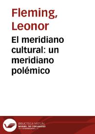 El meridiano cultural: un meridiano polémico