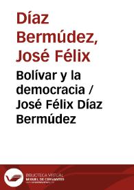 Bolívar y la democracia