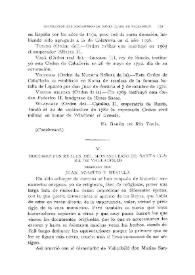Documentos reales del monasterio de Santa Clara de Valladolid [I]