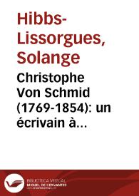 Christophe Von Schmid (1769-1854): un écrivain à succès pour les enfants et la jeunesse au XIXe siècle