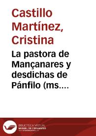 La pastora de Mançanares y desdichas de Pánfilo (ms. 189 BNM). 