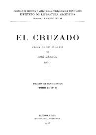 El cruzado : drama en cinco actos
