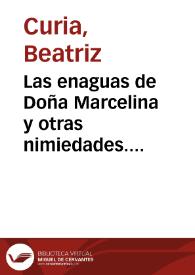 Las enaguas de Doña Marcelina y otras nimiedades. Acerca de la vida cotidiana en 'Amalia' de José Mármol