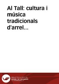 Al Tall: cultura i música tradicionals d'arrel mediterrània. Exposició