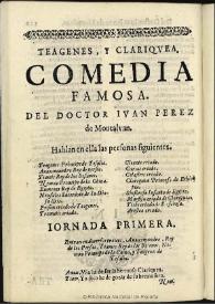 Teagenes y Clariquea