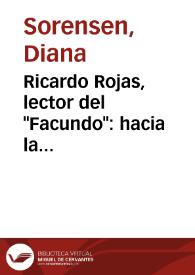 Ricardo Rojas, lector del 